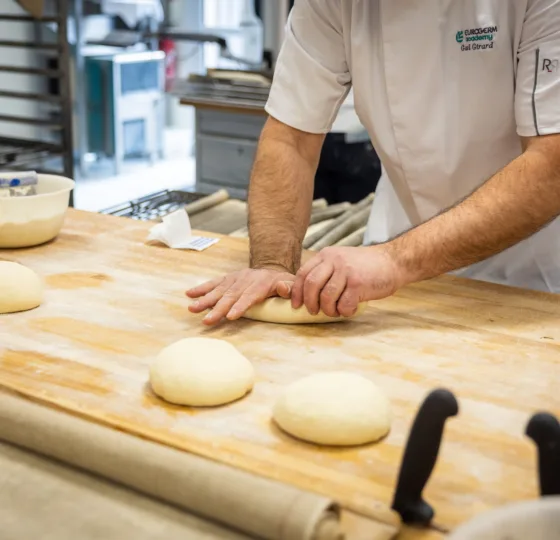 mise en forme de la pâte