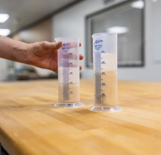 Tubes mesure de la fermentation