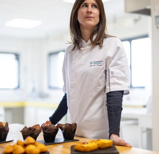 Aurélie : Responsable du laboratoire de pâtisserie